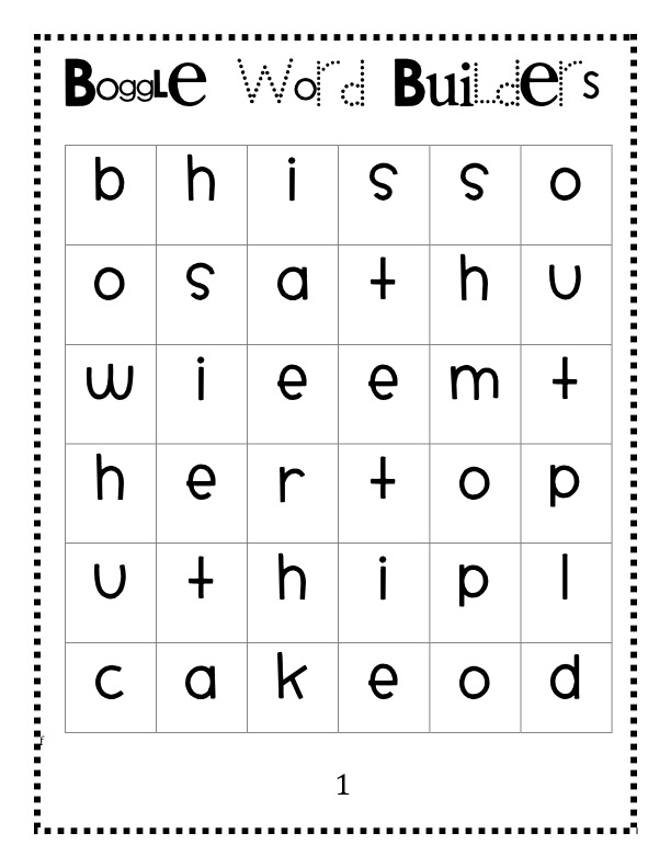 Boggle Online Word Game